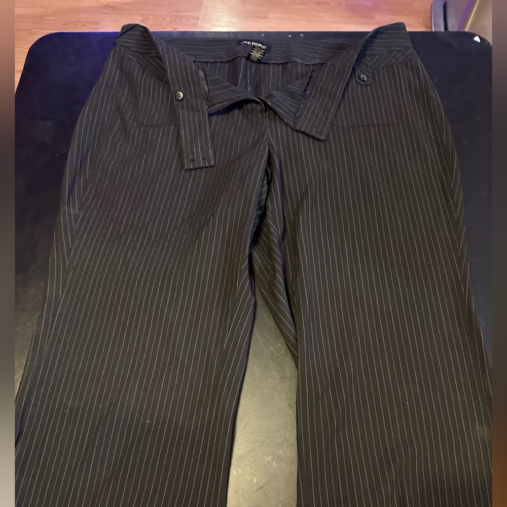 Lane Bryant women’s Pinstripe capri dress pants